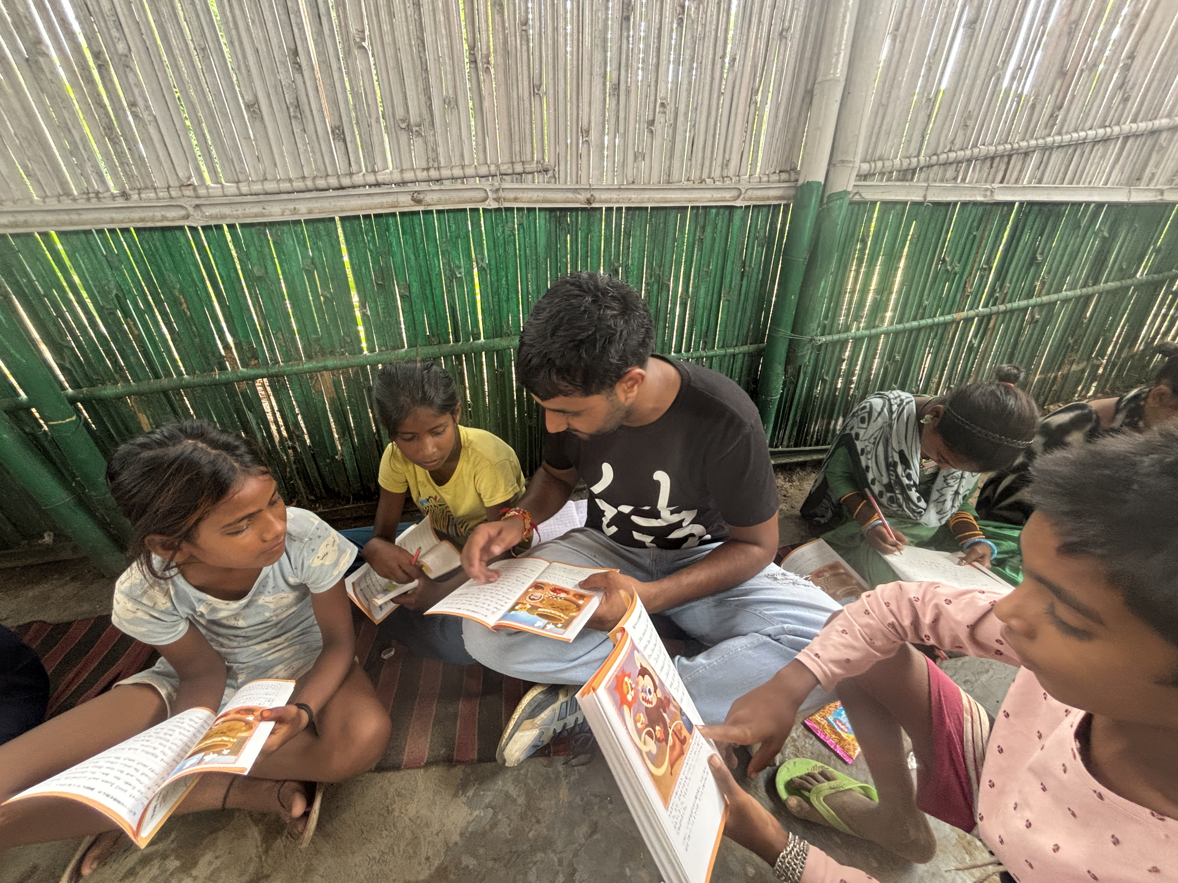 結び手現地の様子③